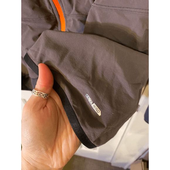 Salomon Men's Fast Wing III Gray Orange and Yellow Detail Jacket Size XL - Picture 8 of 9